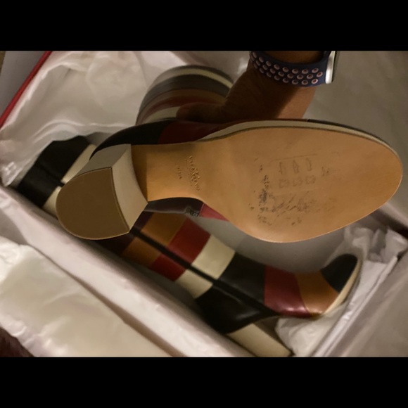 HOST PICK‼️Valentino Garavani Leather Color-Bloc Knee-Hi Boot - Picture 8 of 16